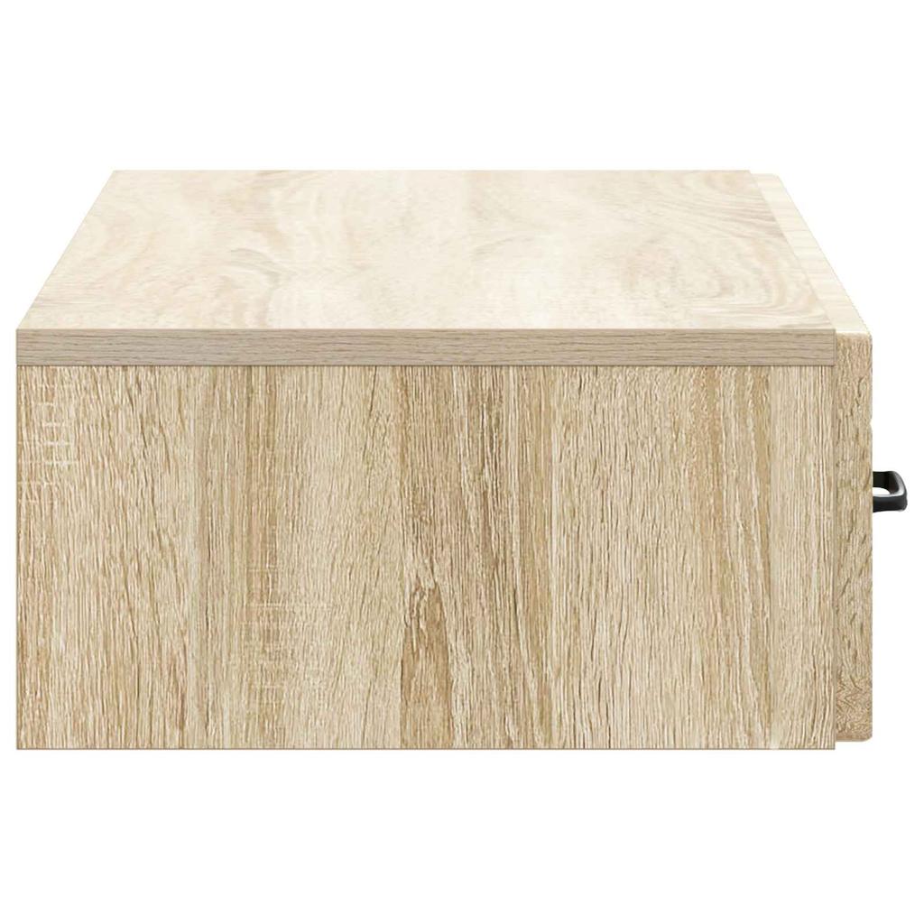 Wall Mounted Side Table Sonoma Oak 87.5 X 34.5 X 17 Cm