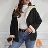 Women's Loose Long-sleeved, Fashionable, Plus-size Warm Cardigan Jacket Top