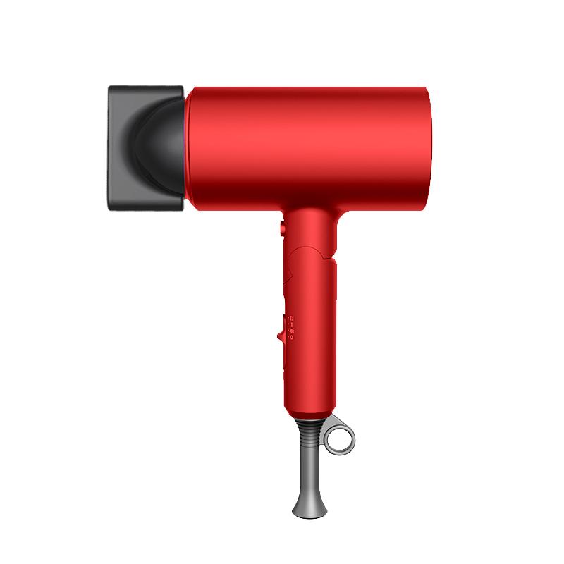 Negative Ionic Blow Dryer High-Speed Low Noise Hair Dryer Thermo Hair Diffuser Mini Hair Dryer красный
