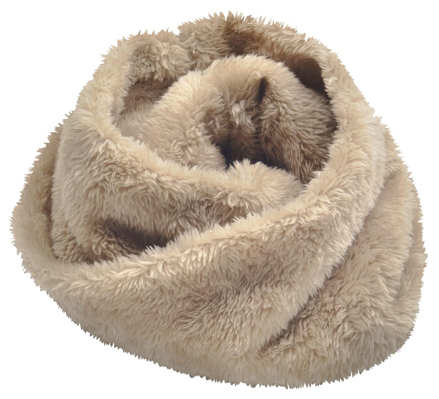 

Грелка для шеи от холода, универсальный размер [Arisana] Детская, для девочек, снуд, шарф, юниорская, защита, бежевый, бежевый