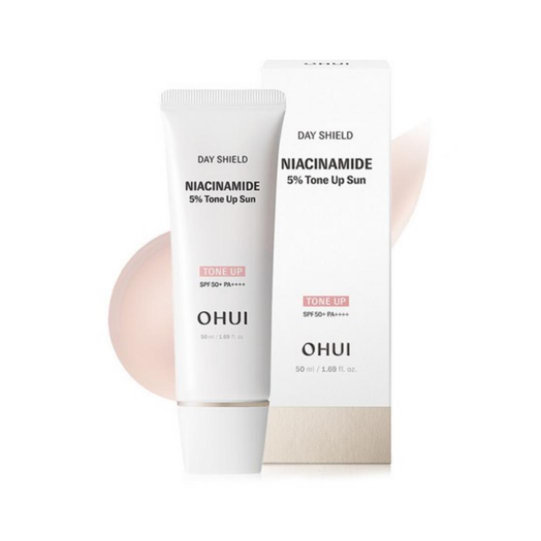 

OHUI Day Shield Niacinamide 5% Tone‑Up Sunscreen SPF50+ PA++++ — 50 ml — 1 unit