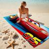 Ręcznik plażowy Błyskawica McQueen Kemping na świeżym powietrzu Ręcznik plażowy na wakacje Pływanie Basen zewnętrzny Chłonny ręcznik kąpielowy