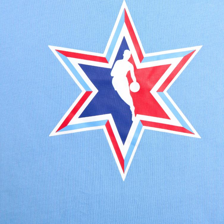 Nike NBA All-Star T-Shirt SS25 Quick-Dry Round Neck Fashionable Short Sleeve Kids Tops Sky-Blue 3Z2B3BCMT-ASG