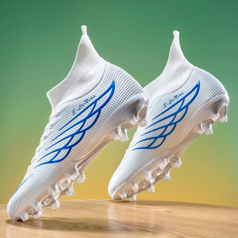 Men's Soccer Shoes Outdoor Long Spikes Sports Football Boots Large Size Youth Sports Kids Football BootsMens Football Shoes