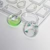 Earring Pendant Silicone Mold Epoxy Resin Jewelry Making Molds Heart Leaves Moon DIY Charms Pendant Mould Creative Jewelry Craft