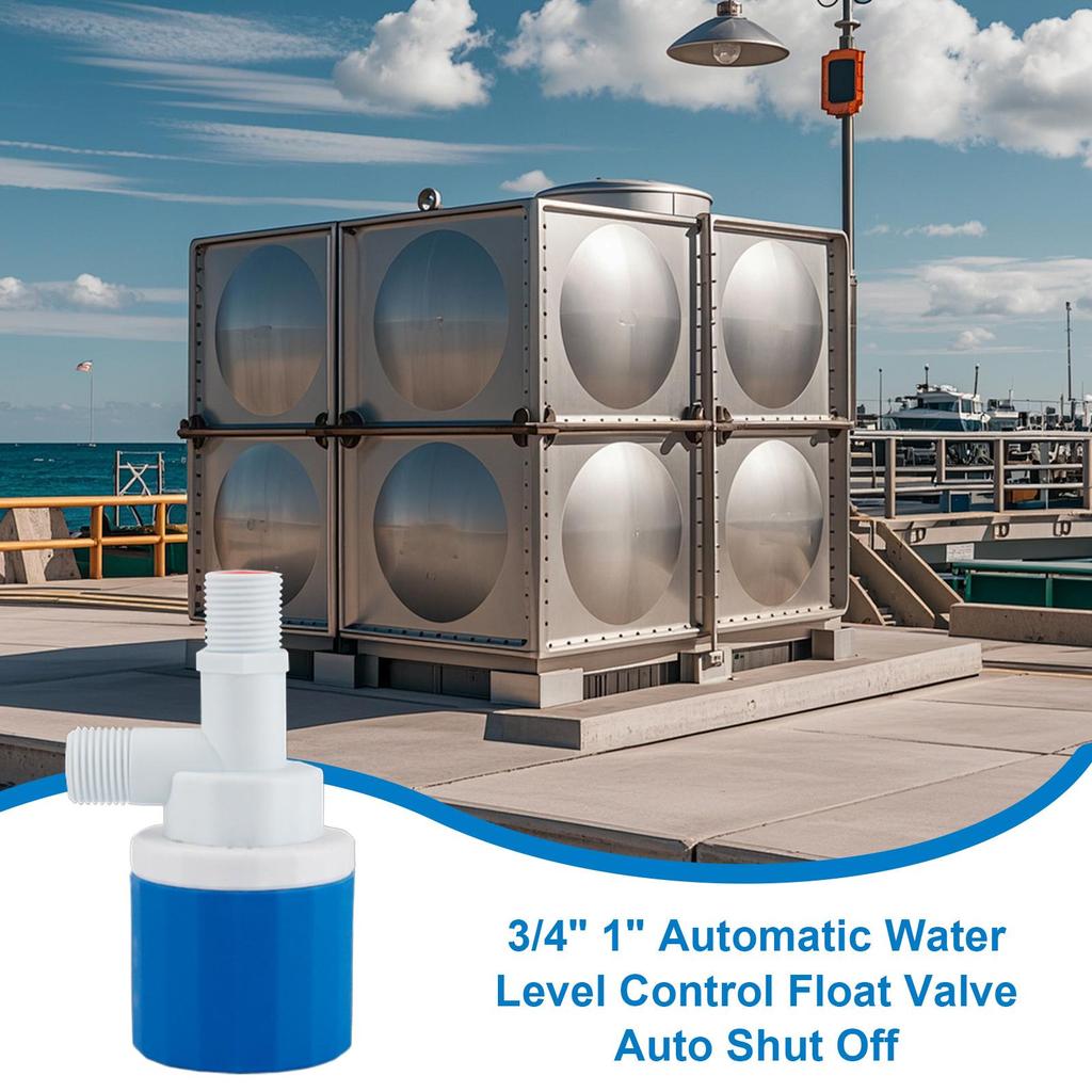 For 3/4" 1" Float Valve Automatic Tank Water Level Controller Precision Smart Auto Pipe Accessories For Home Pool Fountain