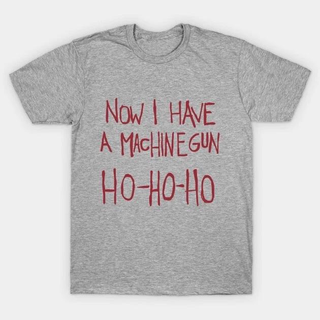 die hard ho ho ho Christmas birthday halloween funny gift t shirt S