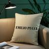 Mode Emilio Pucci Kissenbezug Milbenabweisender Kissenbezug Unsichtbarer Reißverschluss Seidig kurzer Plüsch Sofakissenbezug