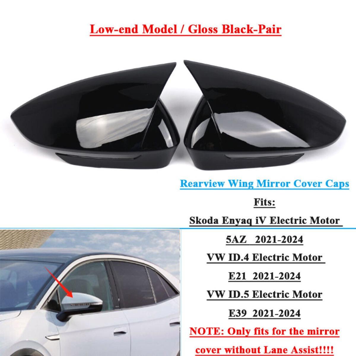 

For VW ID.4 ID.5 Electric Motor E21 E39 2025-2025 For Skoda Enyaq iV Electric Motor 5AZ Rear View Wing Mirror Cover Cap