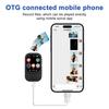 Multifunctional MP4 Player 180° Rotating Lens Frequency Radio Recording Radio 5.3 Touch Display Cable Support