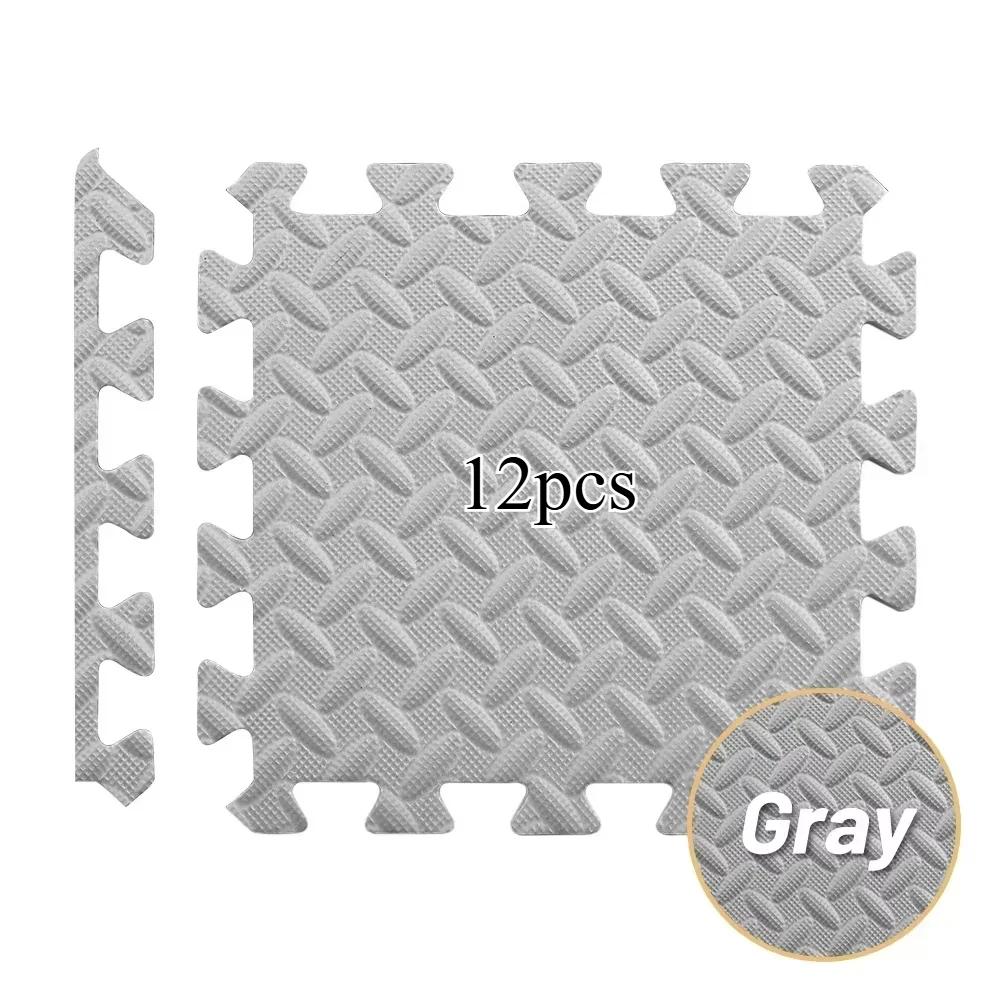 

Набор фитнес-ковриков-пазлов с нескользящими пенополиэтиленовыми сцепляющимися плитками, идеально подходящий для домашних тренировок и детской игровой зоны