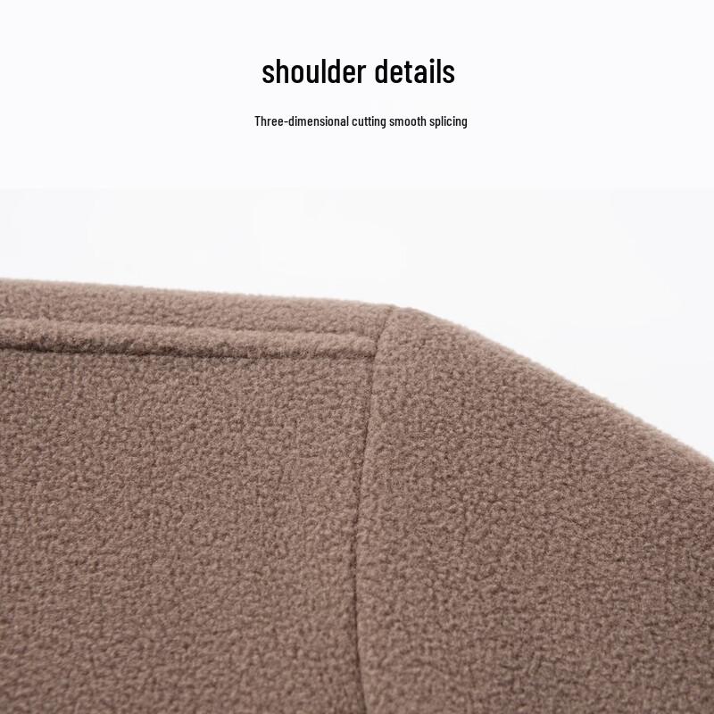 Hodo Men's Fleece-Lined Stand-Collar Sweatshirt Jacket