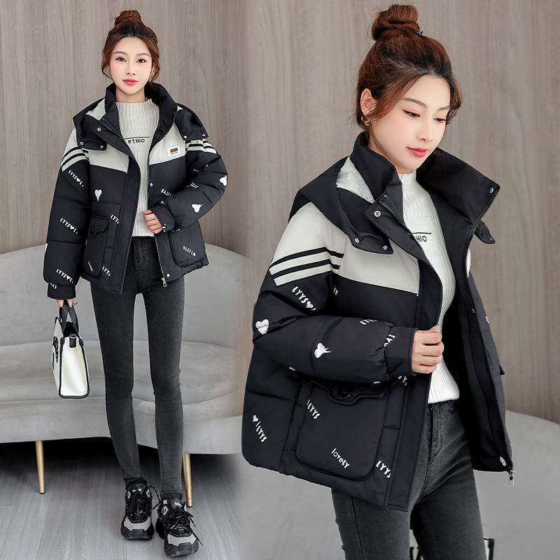 Love cotton-padded clothes women's popular new winter small short cotton-padded clothes women's thickened cotton-padded jacket winter clothes