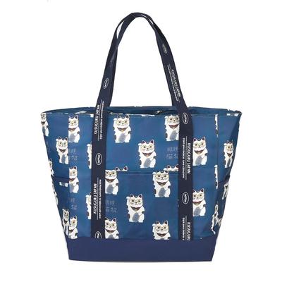 Insulated Tote Bag 258186 [Kusuguru Japan] Blue-Green