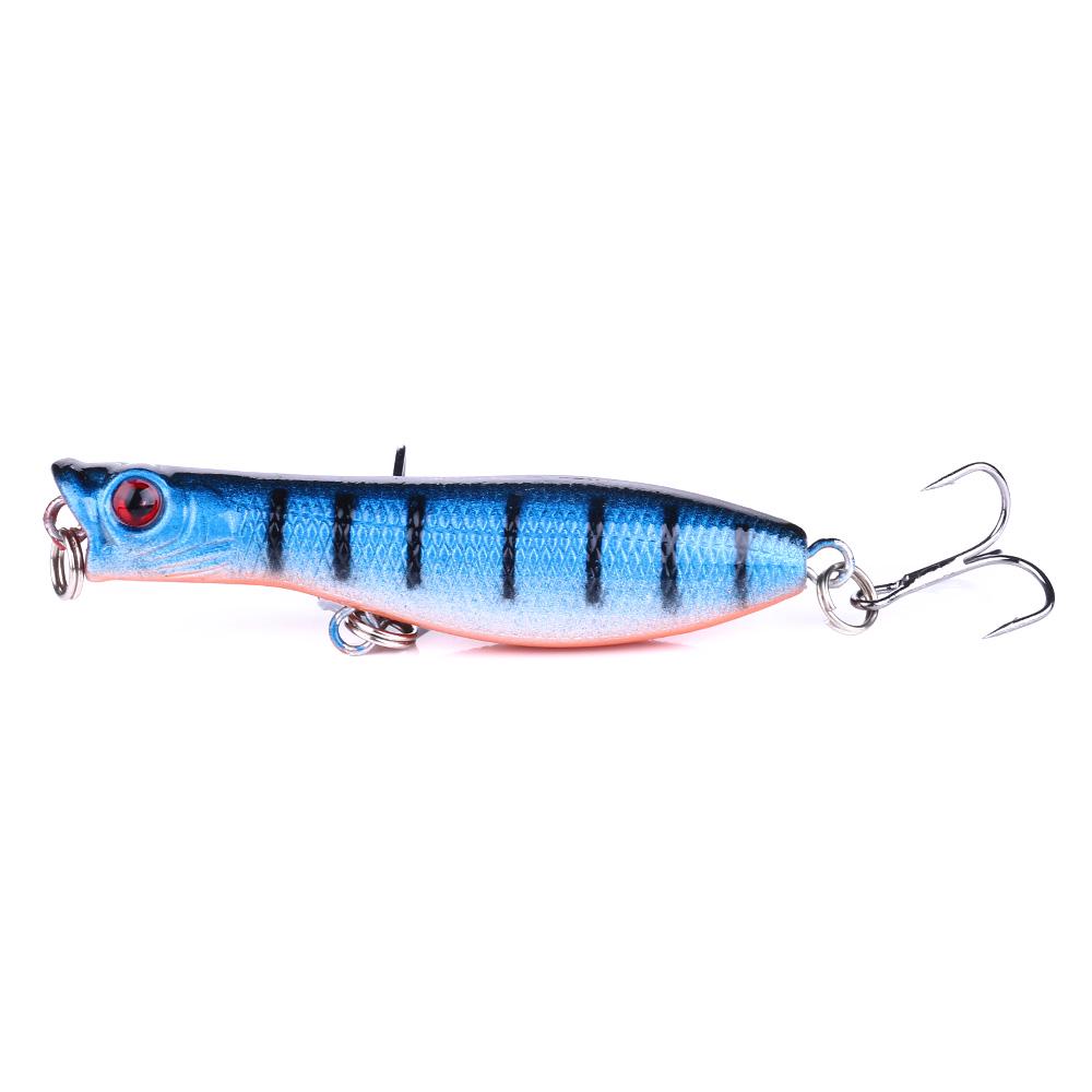 Exquisite Spray Paint Body Pencil Lure Fishing Set 6CM 5G Fishing Lure for Bass Perch Sea Fishing 5PCS/set