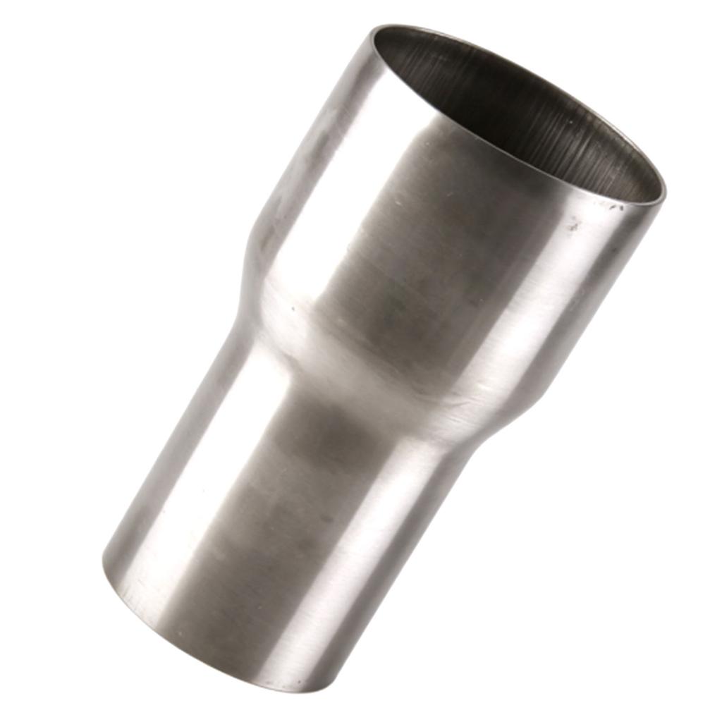 Exhaust Adapter Coupler 51mm 201 Stainless Steel Exhaust Pipe Reducer Connector for Vehicles 51mm To 63mm