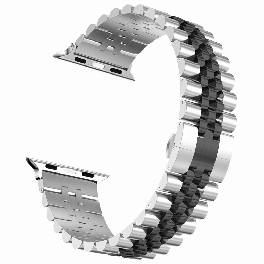Stainless Steel Strap For Apple Watch Band 40mm 44mm 42mm 45mm 49mm Luxury Metal Bracelet for IWatch Series 1 2 3 4 5 6 7 8 9 SE