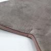 Extra-soft Taupe Star-shaped Rug 90x90