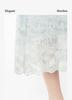 French Fashion Lace Embroidered Top+high Waisted Skirt Two-piece Set