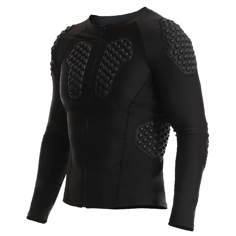 Multi-Sport Protective Long Sleeve Shoulder Guard Top Basketball Football Rugby Skateboarding Skiing Training