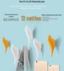 Modern Bird Decorative Wall Hooks for Coats & Hats - Indoor Simple Design