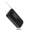AM FM Radio Digital Display Mini Pocket Radio Flashlight Multifunctional Radio Alarm Clock Sleep Mode 3.5mm Headphone Jack