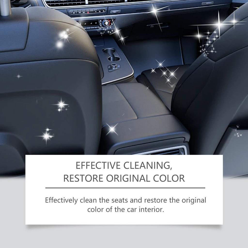 Leather Interior Cleaner - Car Leather Cleaner for Headliners & Seats, Stain Removal, Maintenance & Restorer