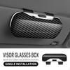 Sunglasses Holder for Car Visor Box Convenient Sun Organizer Space Saving Auto Glasses Case