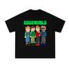 Eddsworld TEE 2026 New Harajuku High Quality Tee-shirt Summer Manga Graphic Printing Tee Cotton Fashion Comfortable T Shirt