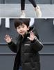 Mid-Length Children's Down Cotton Jacket - Warm, Thickened Outerwear for Boys and Girls