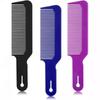 Salon-Grade Teasing Hair Comb - Rounded Wavy Teeth Barber Comb, Flat Top Styling Comb, Hairdressing Tool