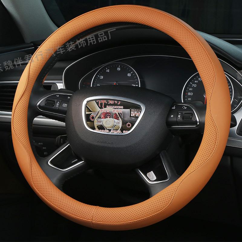 Universal Curve Steering Wheel Cover: All-Season Car Handle Protector