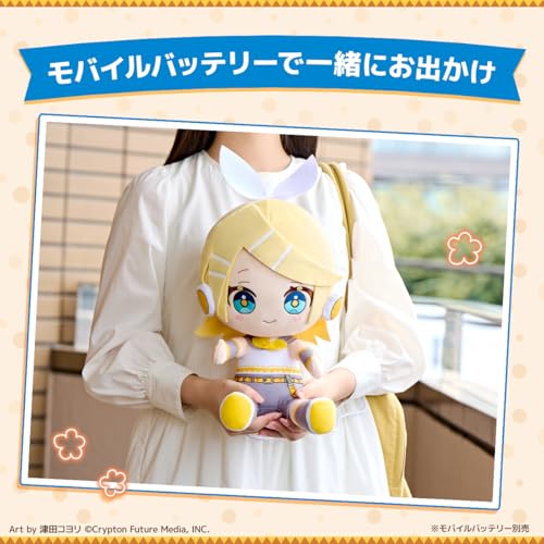 ČKS (Ccp) Kagamine Len a Kagamine Rin Plyšová hračka, Teplá plyšová hračka, Postavy Piapro, Hatsune Miku, Vocaloid, Roztomilý, Teplá postava, CharaNix KS-AN