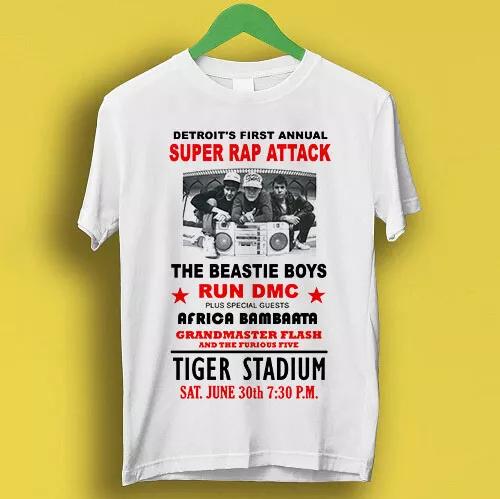

Detroit Super Rap Attack Poster Retro Cool Gift Tee T Shirt P1287 S