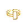 Full diamond ring Fashion temperament Open zircon group setting Luxury diamond ring