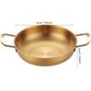Ramen Pot Stainless Steel Cookware Saucepan Dry Pots With Handle Home Cooking Paella Pan Seafood Rice Pot Picnic Snack Plates