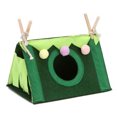 Nido Pequeño para Mascotas Tienda de Fieltro Nido para Conejos Casa para Hámster Jaula para Hámster Jaula Grande para Cobayas Cama Pequeña para Animales Pequeños Accesorios