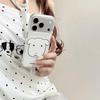 Cartoon Double-Layer Puppy Glass Case for iPhone 14/13/Apple 17/16/15 PROMAX – Anti-Drop Protection