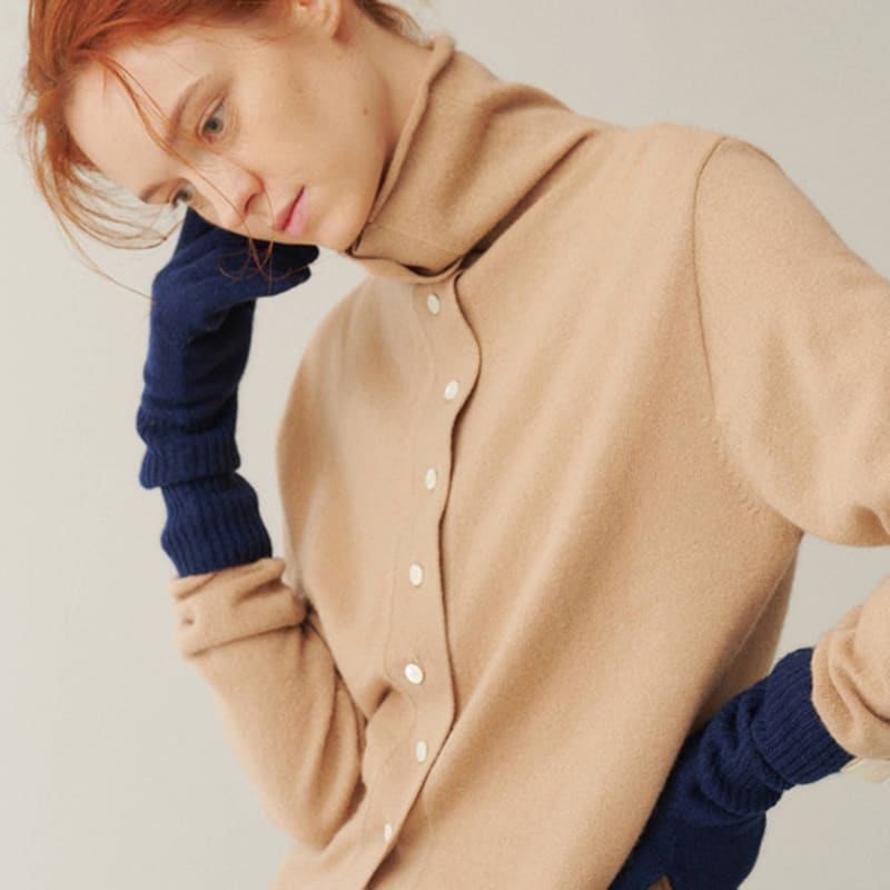 YURT CASHMERE BLENDED GLOVES_4color