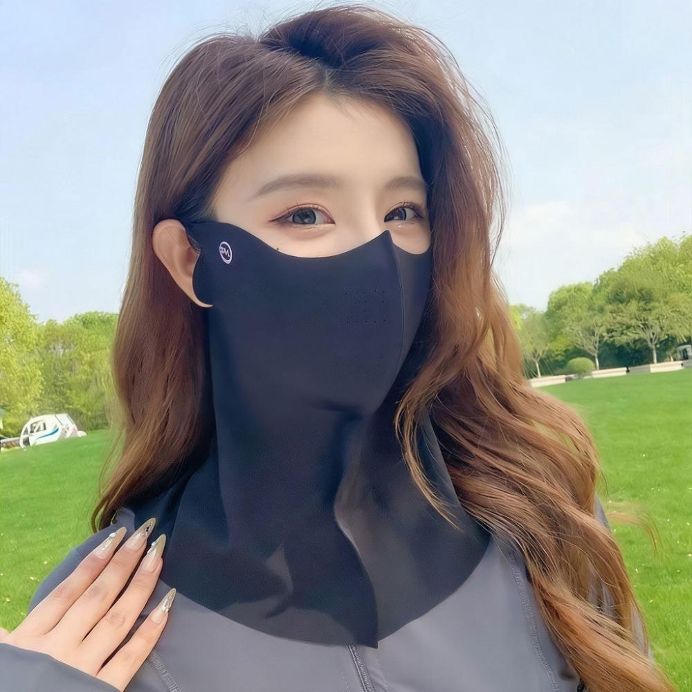 

UV Protection Ice Silk Face Cover Washable for Outdoor Workout