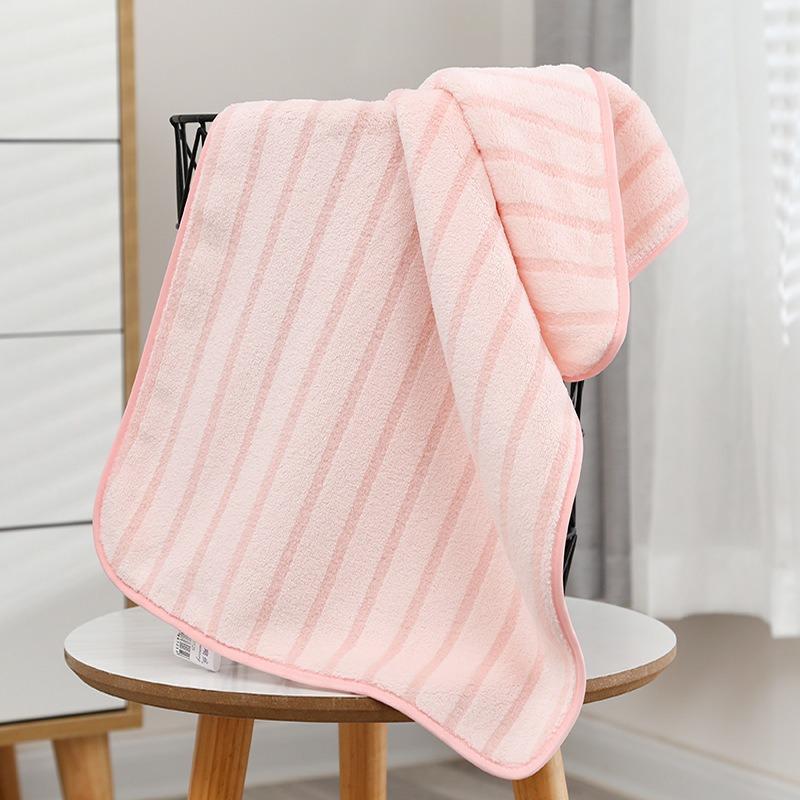 Home Coral Fleece Thickened Towel Soft and Absorbent Face Towel Adult Shower Towel
