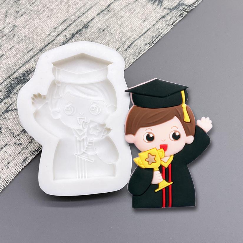 

Серия Graduation силиконовая форма для шоколадных кексов Sugarcraft инструменты для украшения тортов из помадки