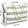 Becokan Beach Bags for Women Large Waterproof Beach Tote Bag Zipper Beach Bags Waterproof Sandproof Swim Pool Bag Large Tote