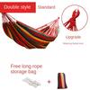 New Creative Canvas Single Hammock Outdoor Courtyard Sleeping Hammock Camping Indoor Children's Swing Thick Striped Hammock