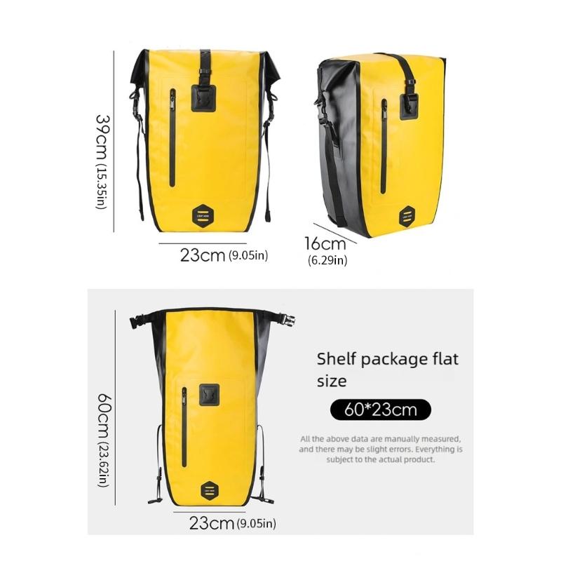 Selle Bici Impermeabili Borse Portapacchi Bici Borsa da Bagagliaio Borsa Posteriore per Bici per Viaggi in Bicicletta