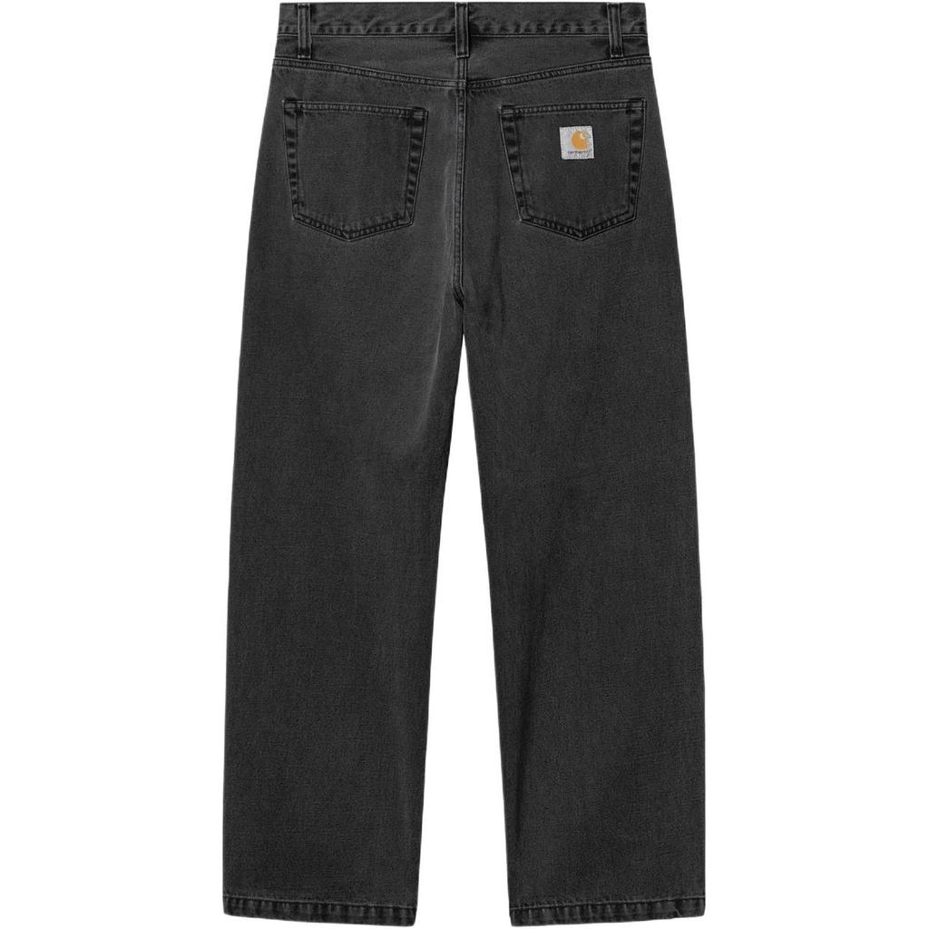 Carhartt WIP Solid Fit Zipper Fly Straight Leg Jeans Men bottoms Black I030468-89-60
