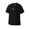 New FILA Fitness T Shirts Women's Pitch Black A11W531111FBK