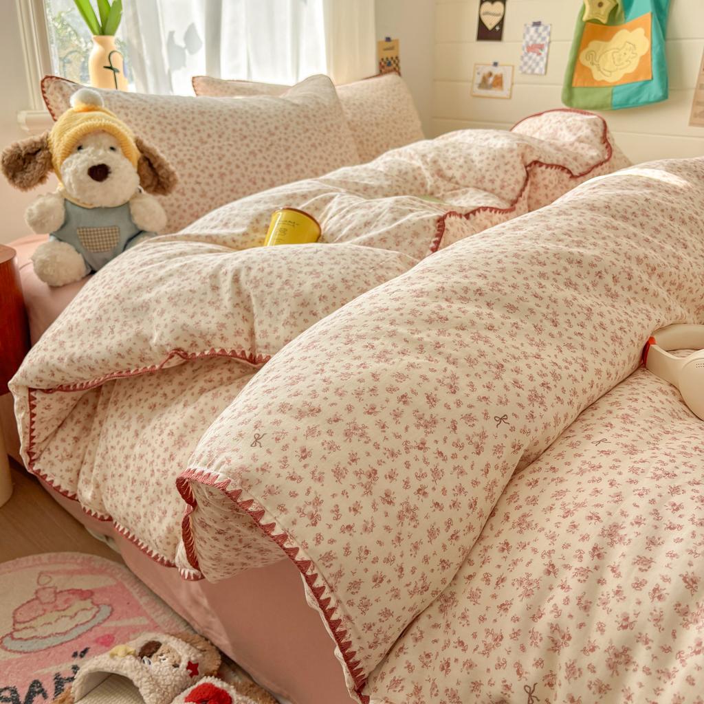 Xinjiang Cotton~ Class A Maternal And Infant Cotton Double-Layer Yarn 100 Pure Cotton Bed Sheet Quilt Cover, Children'S Bedding 4