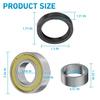 Rear Axle Bearing Bushing & Oil Seal Kit for Club Car DS & Precedent 1986-2014 Electric Golf Cart OEM 1011291 1014207 1013794