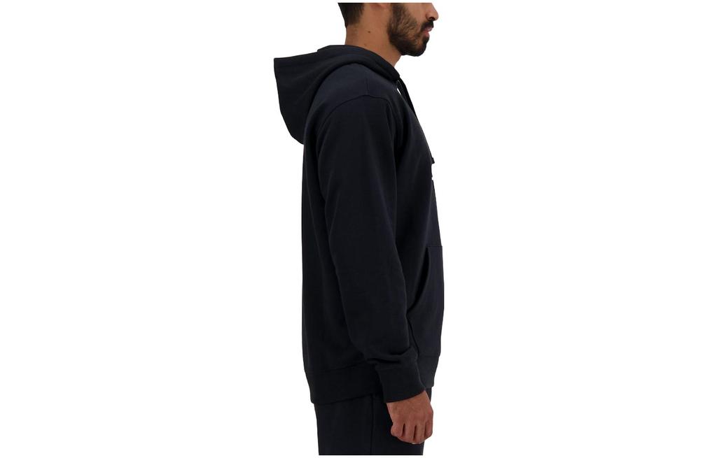 New Balance Logo Printed Drawstring Hoodie MT41501-BK